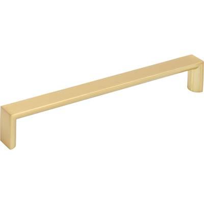 192 mm Center-to-Center Brushed Gold Walker 1 Cabinet Pull by Hardware Resources