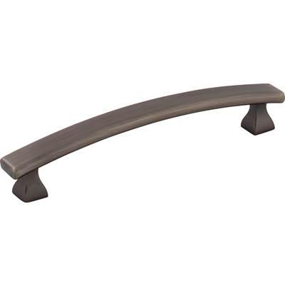 128 mm Center-to-Center Brushed Pewter Square Hadly Cabinet Pull