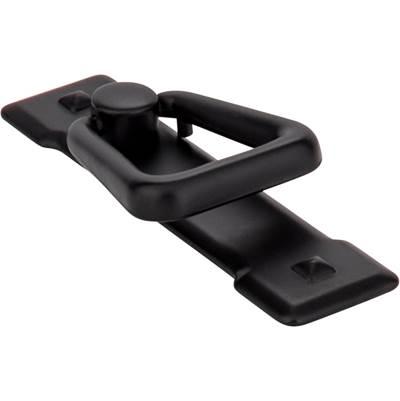 2-1/4'' Center-to-Center Matte Black Rectangle Verona Cabinet Drop Pull by Hardware Resources