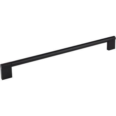 320 mm Center-to-Center Matte Black Knox Cabinet Bar Pull by Hardware Resources