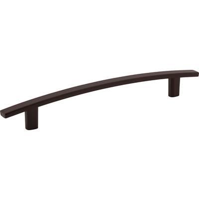 160 mm Center-to-Center Matte Black Square Thatcher Cabinet Bar Pull by Hardware Resources