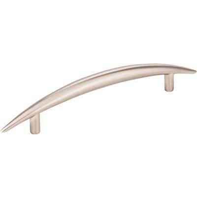 128 mm Center-to-Center Satin Nickel Arched Verona Cabinet Pull by Hardware Resources