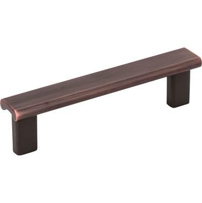 96 mm Center-to-Center Brushed Oil Rubbed Bronze Square Park Cabinet Pull by Hardware Resources