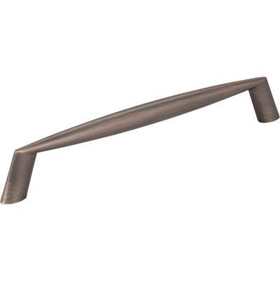160 mm Center-to-Center Brushed Pewter Zachary Cabinet Pull by Hardware Resources