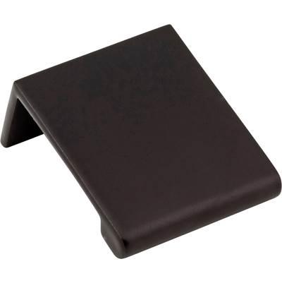 1-1/4'' Overall Length Matte Black Edgefield Cabinet Tab Pull by Hardware Resources