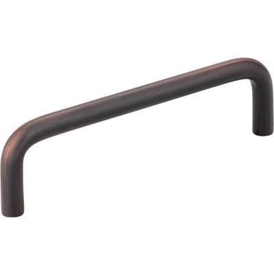 4'' Center-to-Center Brushed Oil Rubbed Bronze Torino Cabinet Wire Pull by Hardware Resources