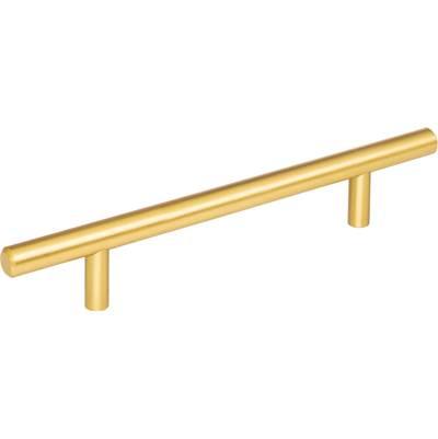 128 mm Center-to-Center Brushed Gold Naples Cabinet Bar Pull by Hardware Resources