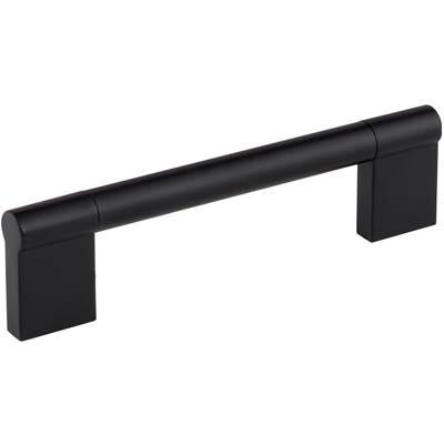 128 mm Center-to-Center Matte Black Knox Cabinet Bar Pull