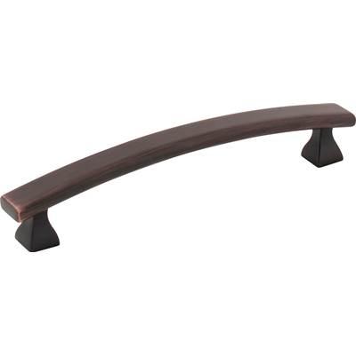 128 mm Center-to-Center Brushed Oil Rubbed Bronze Square Hadly Cabinet Pull by Hardware Resources