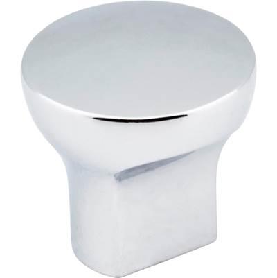 1'' Diameter Polished Chrome Round Brenton Cabinet Knob by Hardware Resources