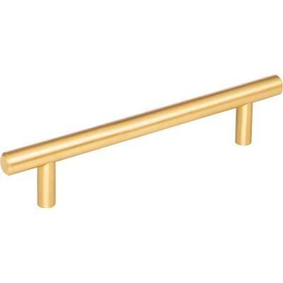 128 mm Center-to-Center Brushed Gold Naples Cabinet Bar Pull
