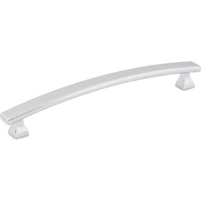 160 mm Center-to-Center Polished Chrome Square Hadly Cabinet Pull by Hardware Resources