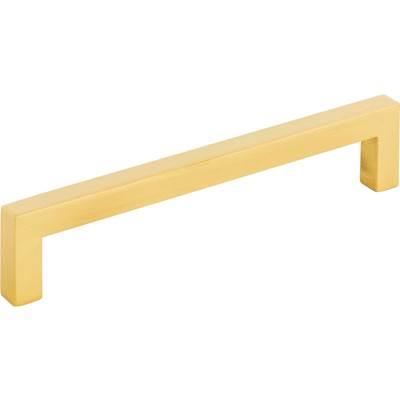 128 mm Center-to-Center Brushed Gold Square Stanton Cabinet Bar Pull