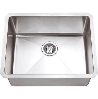 23'' L x 18'' W x 10'' D Undermount 16 Gauge Handmade Stainless Steel Single Bowl Sink