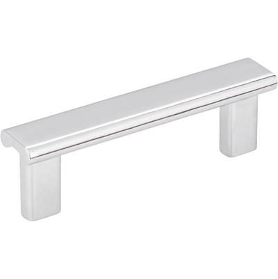 3'' Center-to-Center Polished Chrome Square Park Cabinet Pull by Hardware Resources