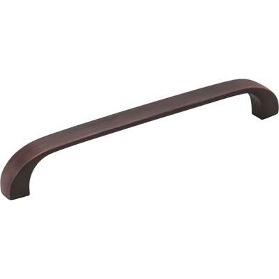 128 mm Center-to-Center Brushed Oil Rubbed Bronze Square Slade Cabinet Pull by Hardware Resources