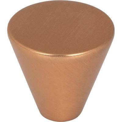 1'' Diameter Satin Bronze Conical Sedona Cabinet Knob by Hardware Resources