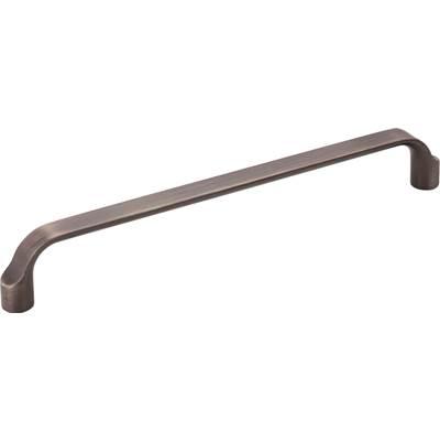 192 mm Center-to-Center Brushed Pewter Brenton Cabinet Pull by Hardware Resources