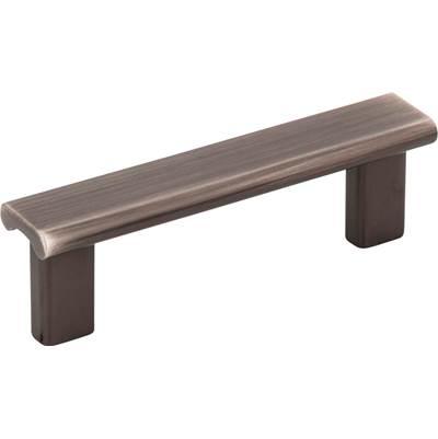 3'' Center-to-Center Brushed Pewter Square Park Cabinet Pull by Hardware Resources