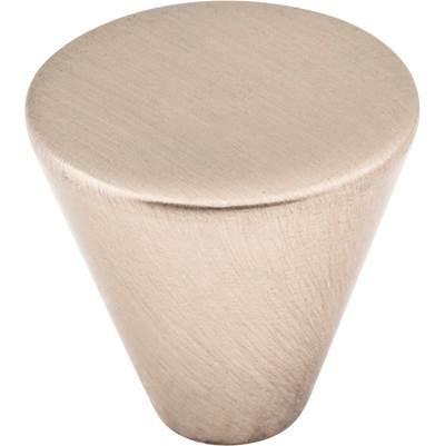 1'' Diameter Satin Nickel Conical Sedona Cabinet Knob by Hardware Resources