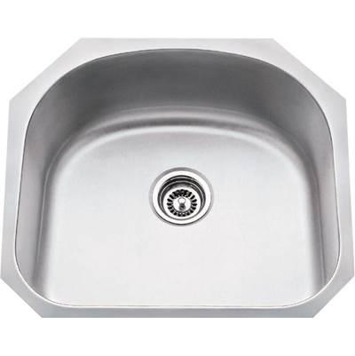 23-1/4'' L x 20-7/8'' W x 9'' D Undermount 18 Gauge Stainless Steel Single Bowl Sink by Hardware Resources