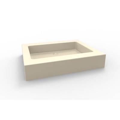 CRESCENT 24X16 SOLID SURFACE SINK - BISCUIT by Hydro Systems