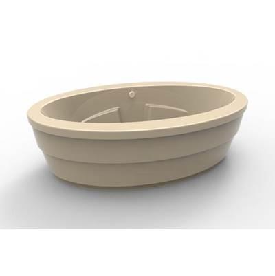 NINA, FREESTANDING THERMAL AIR SYSTEM 72X44 - -BONE by Hydro Systems