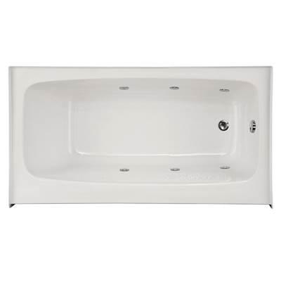 REGAN 5436 AC W/WHIRLPOOL SYSTEM-WHITE-RIGHT HAND by Hydro Systems