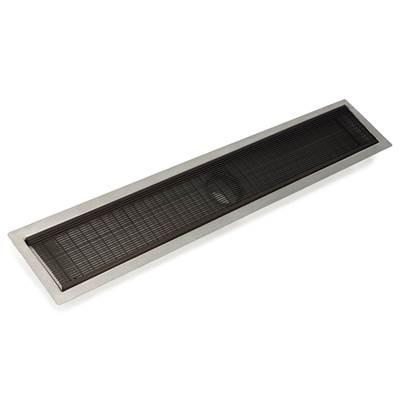 Infinity Drain 60'' FF Series Complete Kit with 4'' Wedge Wire Grate in Oil Rubbed Bronze - Oil... by Infinity Drain