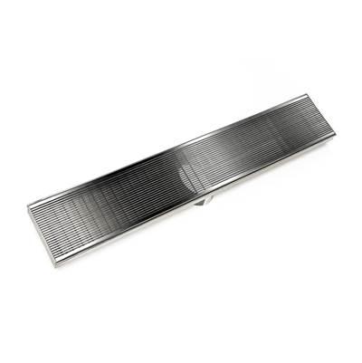 Infinity Drain 60'' FX Series High Flow Complete Kit with Wedge Wire Grate in Polished Stainless... by Infinity Drain
