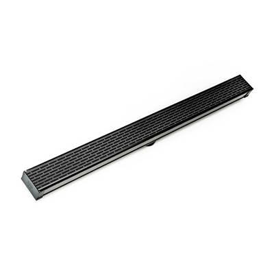 Infinity Drain 96'' S-pvc Series Low Profile Complete Kit with 2 1/2'' Wedge Wire Grate in -... by Infinity Drain