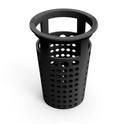 Infinity Drain 2'' Hair Basket for 65 Series in Black