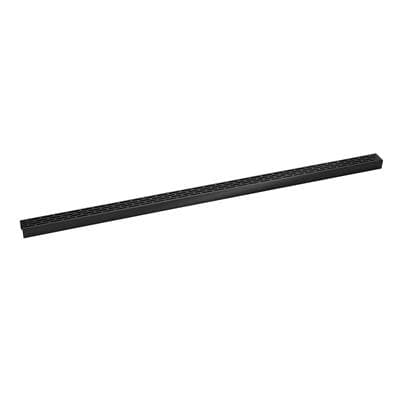 Infinity Drain 36'' Perforated Offset Slot Pattern Grate for S-LT 38 in - Matte Black