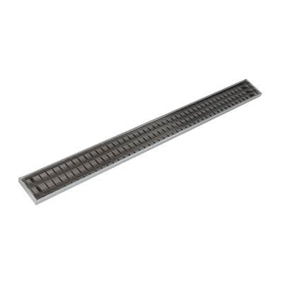 Infinity Drain 96'' S-pvc Series Complete Kit with 4'' Wedge Wire Grate in - Oil Rubbed Bronze by Infinity Drain