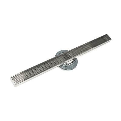 Infinity Drain 96'' S-stainless Steel Series High Flow Complete Kit with 2 1/2'' Wedge Wire Grate...