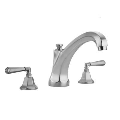 Astor Roman Tub Set with High Spout and Hex Lever Handles by Jaclo