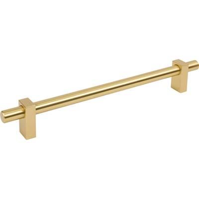 12'' Center-to-Center Brushed Gold Larkin Appliance Pull by Jeffrey Alexander