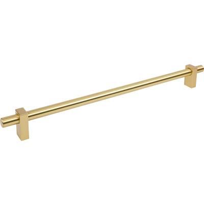 18'' Center-to-Center Brushed Gold Larkin Appliance Pull by Jeffrey Alexander