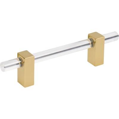 96 mm Center-to-Center Brushed Gold Spencer Cabinet Bar Pull