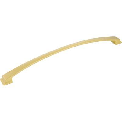 305 mm Center-to-Center Brushed Gold Arched Roman Cabinet Pull by Jeffrey Alexander
