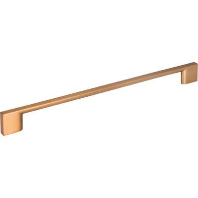 256 mm Center-to-Center Satin Bronze Square Sutton Cabinet Bar Pull