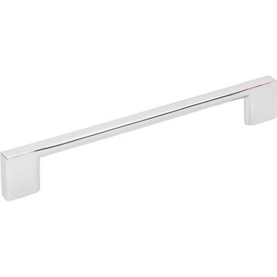 160 mm Center-to-Center Polished Chrome Square Sutton Cabinet Bar Pull by Jeffrey Alexander