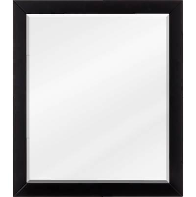24 W x 1'' D x 28'' H Black Cade mirror