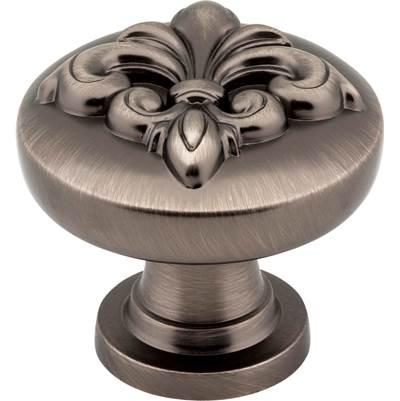 1-3/8'' Diameter Brushed Pewter Lafayette Cabinet Knob by Jeffrey Alexander