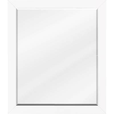 22'' W x 1'' D x 28'' H White Cade mirror by Jeffrey Alexander