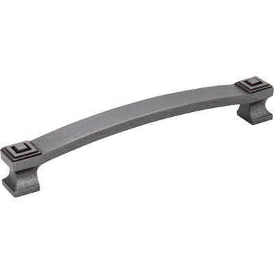 160 mm Center-to-Center Gun Metal Square Delmar Cabinet Pull by Jeffrey Alexander