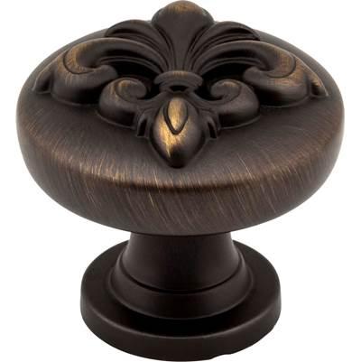 1-3/8'' Diameter Antique Brushed Satin Brass Lafayette Cabinet Knob by Jeffrey Alexander