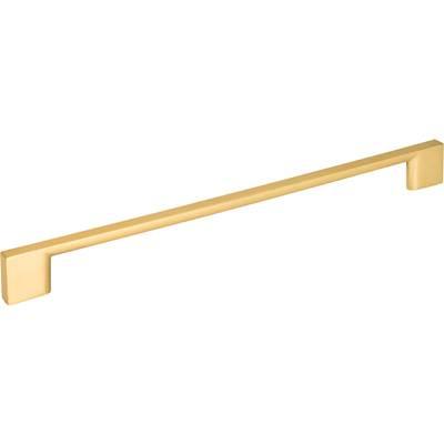 256 mm Center-to-Center Brushed Gold Square Sutton Cabinet Bar Pull by Jeffrey Alexander