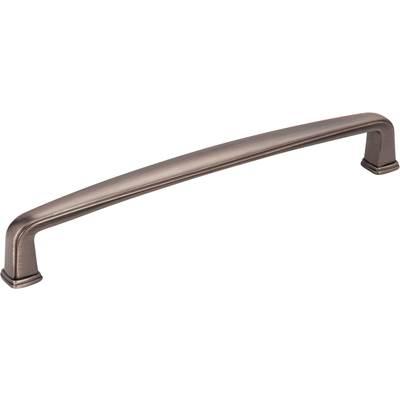 160 mm Center-to-Center Brushed Pewter Square Milan 1 Cabinet Pull