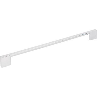 256 mm Center-to-Center Polished Chrome Square Sutton Cabinet Bar Pull by Jeffrey Alexander